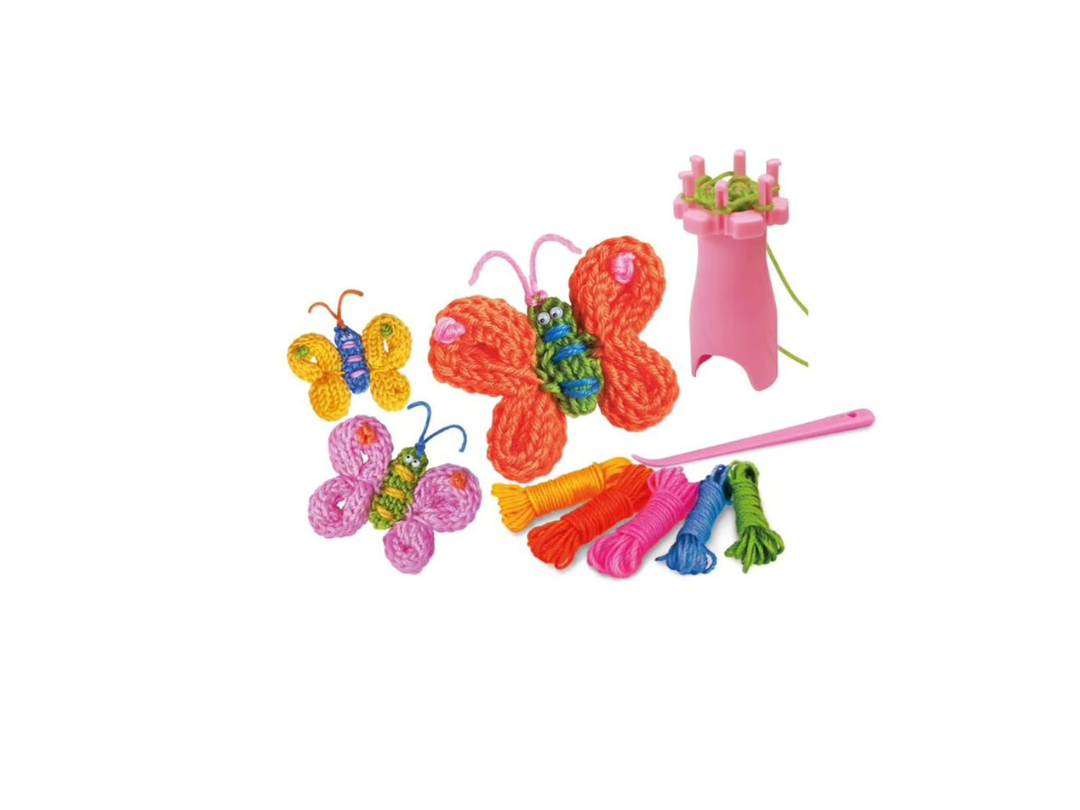 Buy 4M French Knit Butterfly Kit - Craft Kit for Kids in Qatar Buy 4M French Knit Butterfly Kit - Craft Kit for Kids in Qatar